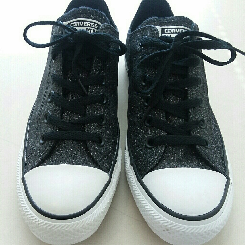 Womens 💥SPARKLEY💥 Black Converse